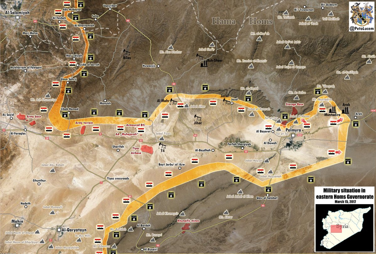 Quân sự - SAA tái khởi động chiến dịch giải phóng Deir Ezzor từ đông Palmyra