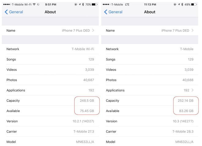 Đánh giá - Dân mạng hồ hởi vì bộ nhớ iPhone tăng vọt sau khi lên đời iOS 10.3 (Hình 2).