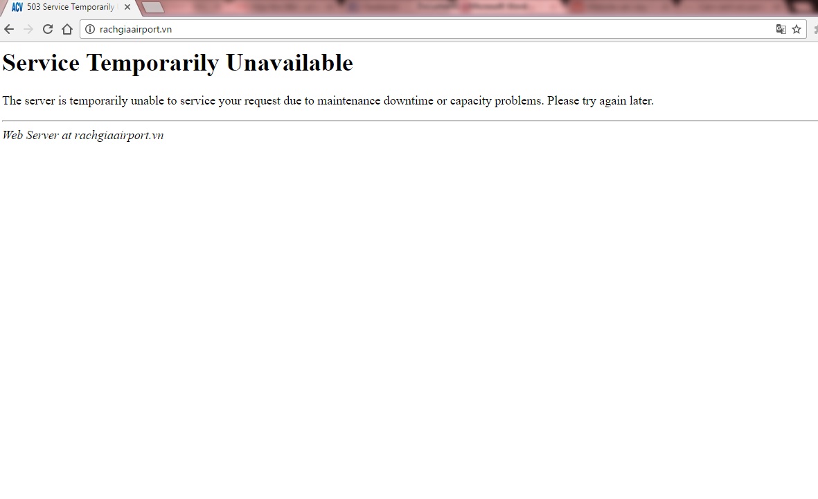 Tin nhanh - Website sân bay Tân Sơn Nhất và Rạch Giá bị 'tin tặc' tấn công (Hình 2).