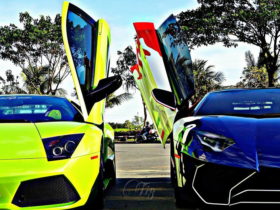 Thú chơi - Minh Nhựa đưa siêu bò Lamborghini hội ngộ cùng Cường Đô la