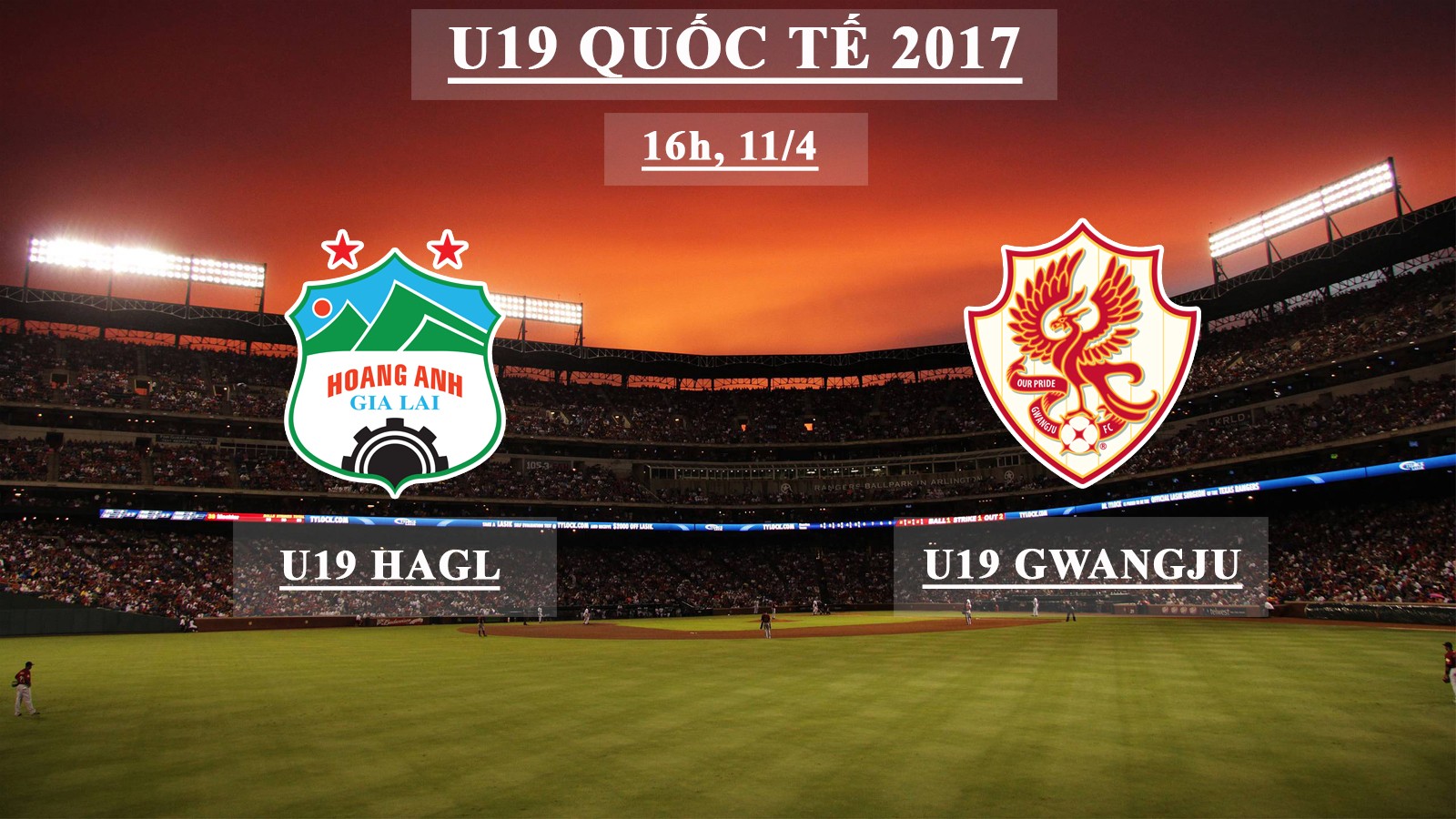 Bóng đá Việt Nam - Trực tiếp U19 Quốc tế: U19 HAGL – U19 Gwangju (16h, 11/4)