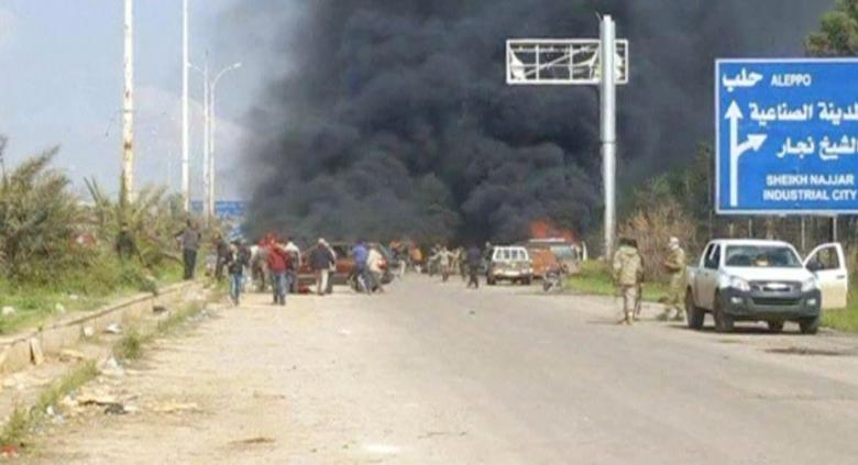 Tiêu điểm -  Syria: Hiện trường vụ đánh bom vào đoàn xe chở người đi sơ tán