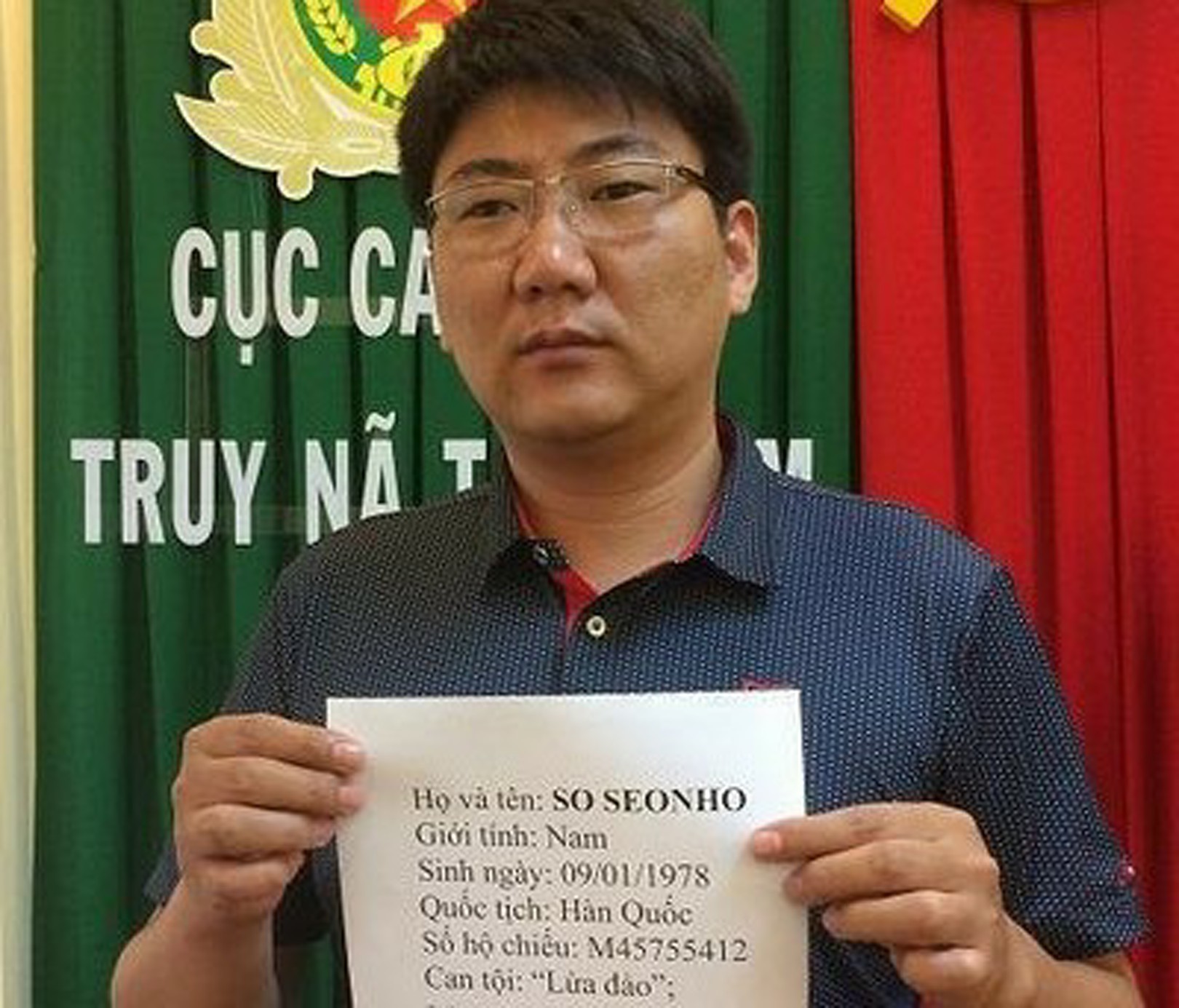 An ninh - Hình sự - 'Vị thương gia' Hàn Quốc lừa đảo bị Interpol truy nã quốc tế sa lưới