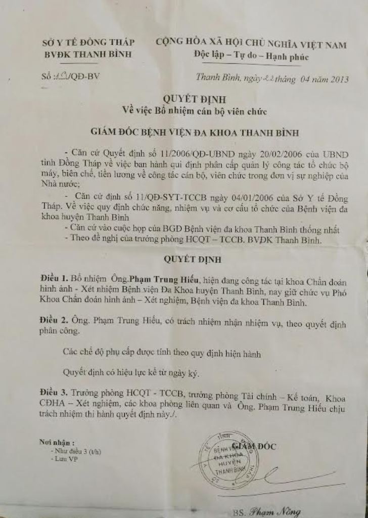 Xã hội - Làm rõ vụ giám đốc bệnh viện bổ nhiệm con làm phó khoa 'thần tốc' (Hình 3).