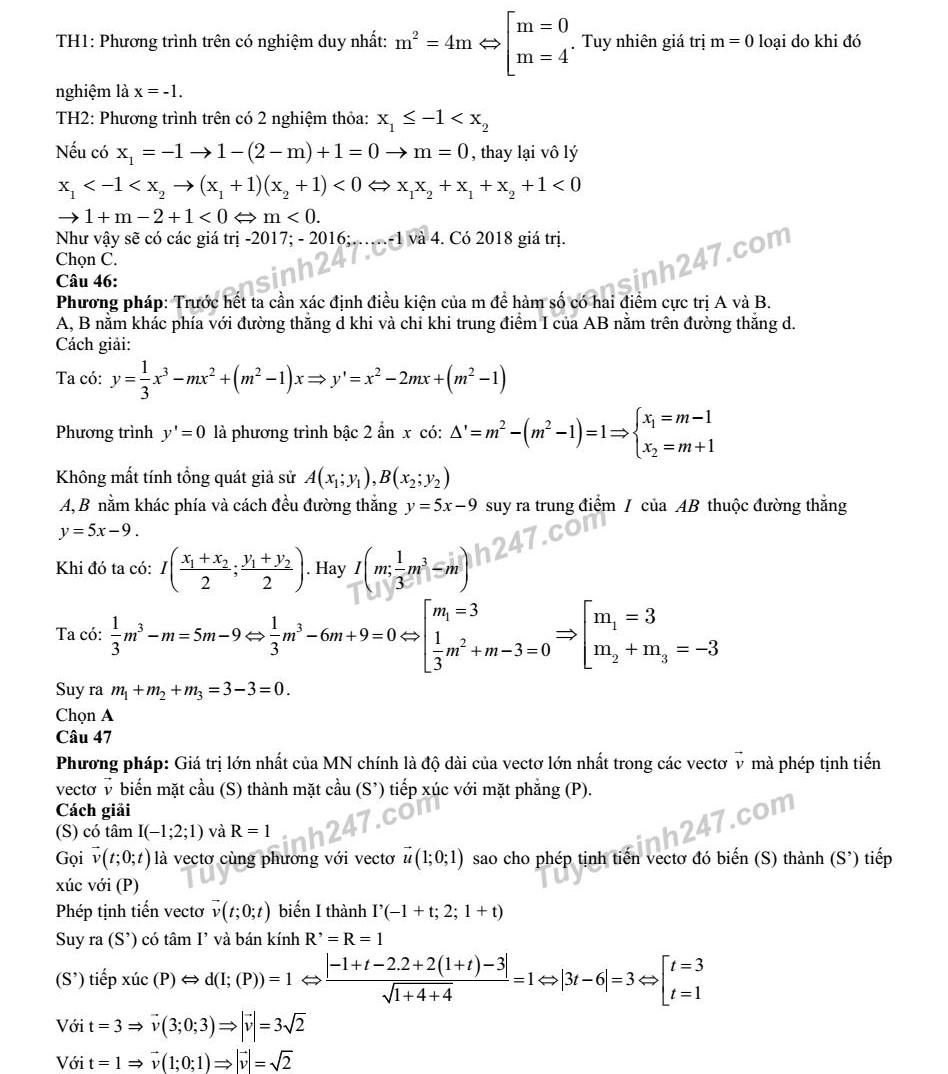 Giáo dục - Hướng dẫn giải đề thi thử môn Toán THPT Quốc gia 2017 mới nhất (Hình 11).