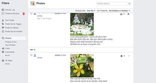 Thủ thuật - Tiện ích - Tìm kiếm các bài đăng cũ trên dòng thời gian của Facebook (Hình 2).