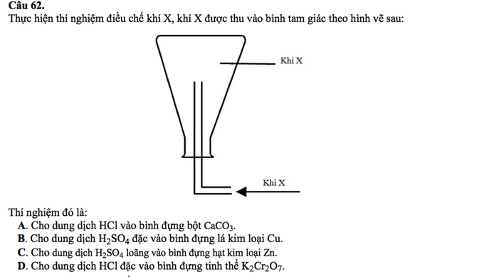 Giáo dục - Đề thi minh họa môn Hóa học THPT Quốc gia 2017 mới nhất (Hình 4).