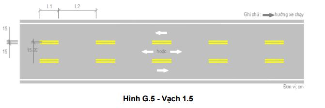 Xe++ - Lái xe cần chú ý các vạch vàng dọc đường để tránh bị phạt oan (Hình 5).