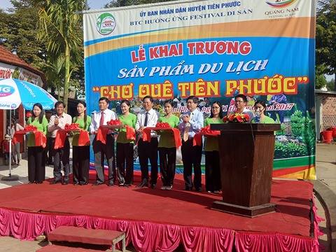 Văn hoá - Tái hiện không gian đặc sắc của chợ phiên Tiên Phước 