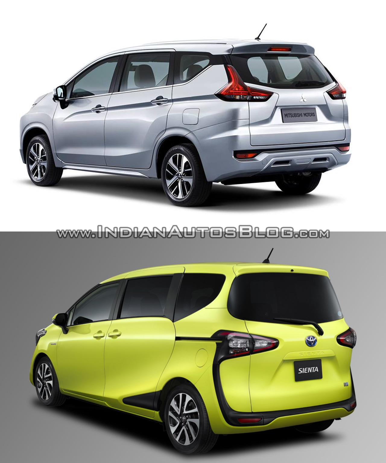 Xe++ - Mitsubishi Expander khác biệt những gì so với đối thủ Toyota Sienta? (Hình 2).