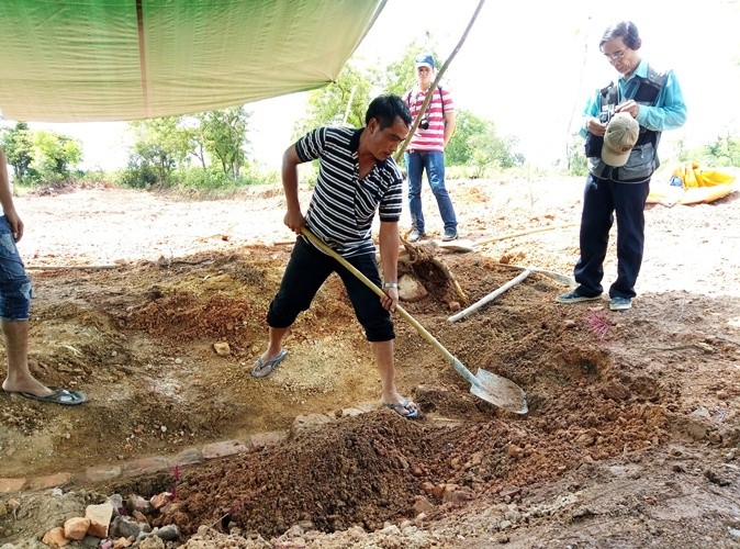 Xã hội - Tìm thấy huyệt mộ của vợ vua Tự Đức dưới lớp đất san ủi