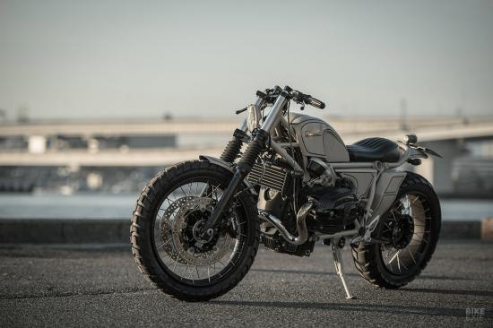 Thú chơi - Ngỡ ngàng với bản độ BMW R nineT Scrambler của thợ độ Nhật