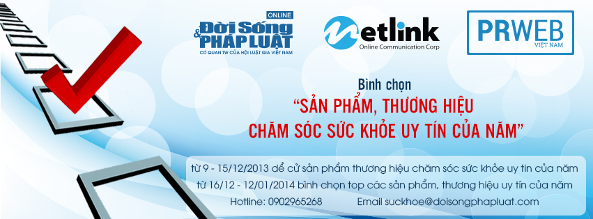 Thương hiệu - Bình chọn “sản phẩm, thương hiệu chăm sóc sức khỏe uy tín của năm”