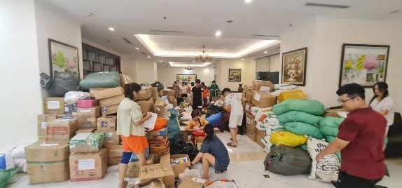 Trường mầm non Hoàng Văn Thụ (Hoàng Mai – Hà Nội): Yêu thương gửi tặng học sinh vùng lũ