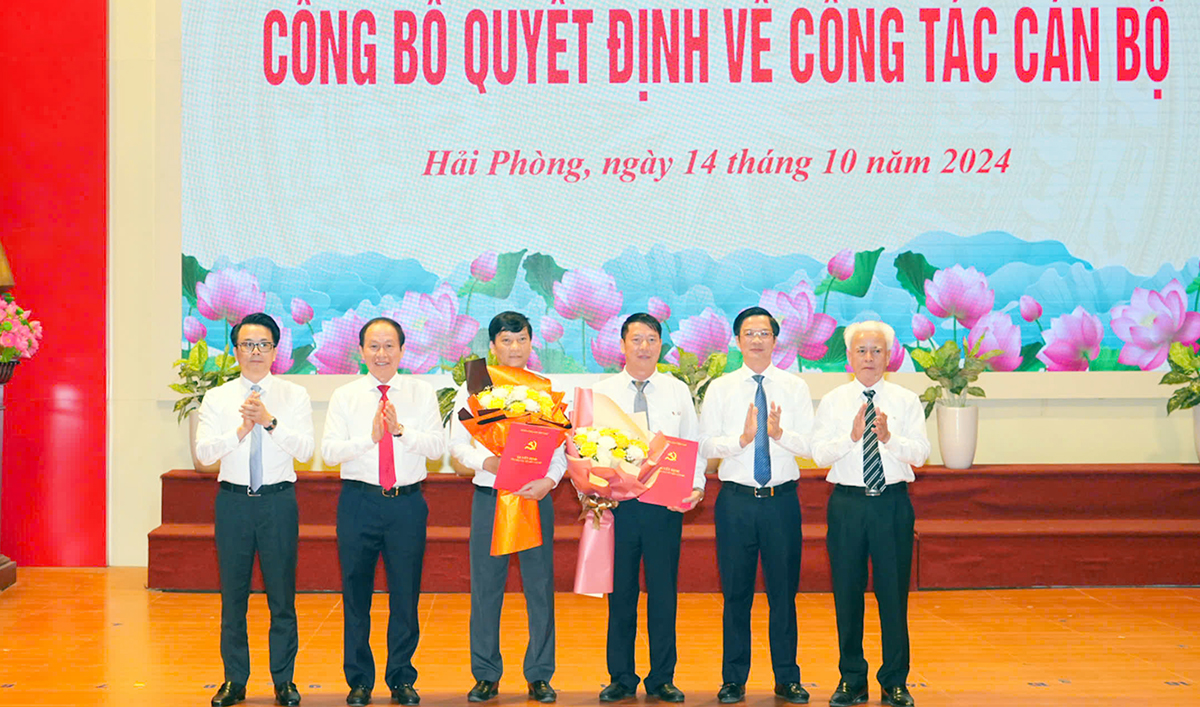 Hải Phòng bổ nhiệm nhiều lãnh đạo chủ chốt ở địa phương- Ảnh 1.