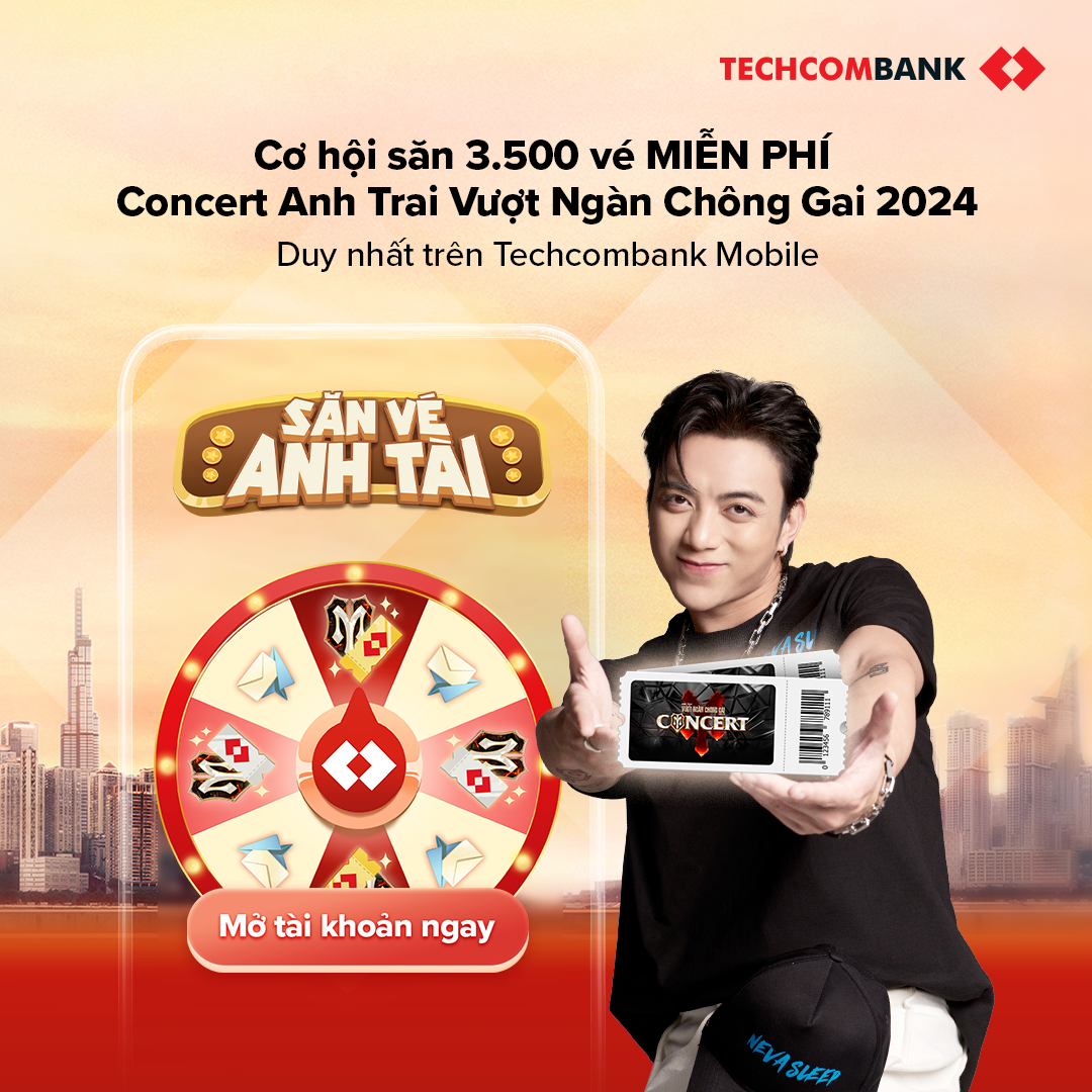 Sức hút của Techcombank trước thềm concert Anh Trai Vượt Ngàn Chông Gai 2024- Ảnh 2.