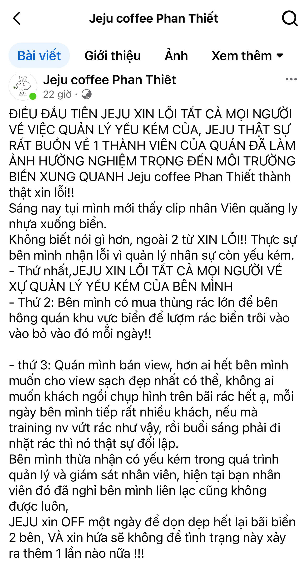 Vụ nhân viên quán nước ném ly nhựa xuống biển: Chủ tịch phường Mũi Né lên tiếng- Ảnh 2.