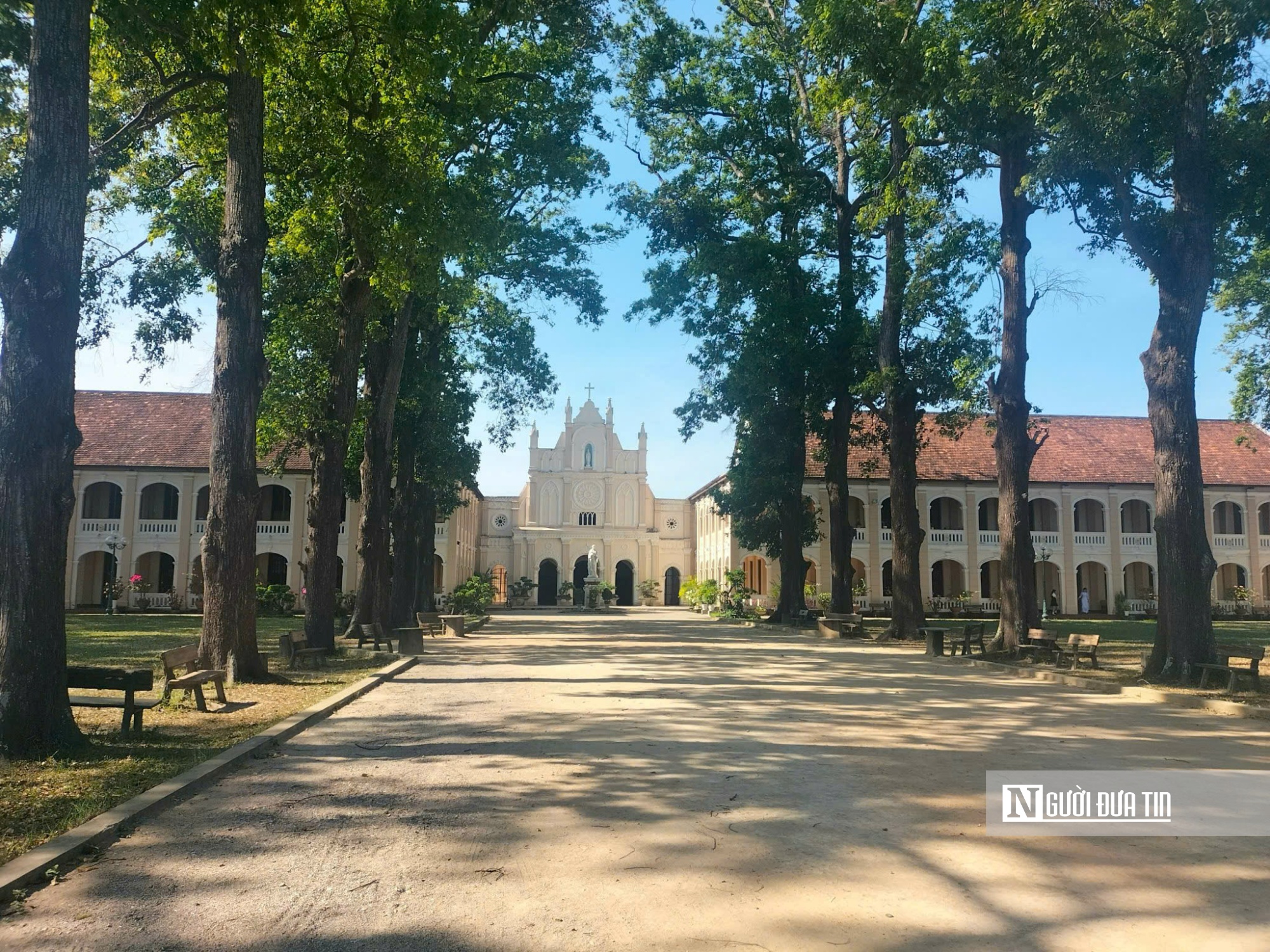 Tiểu chủng viện Làng Sông (Tuy Phước), một trong ba nơi đặt nhà in chữ Quốc ngữ đầu tiên ở Việt Nam. Ảnh: Thu Dịu