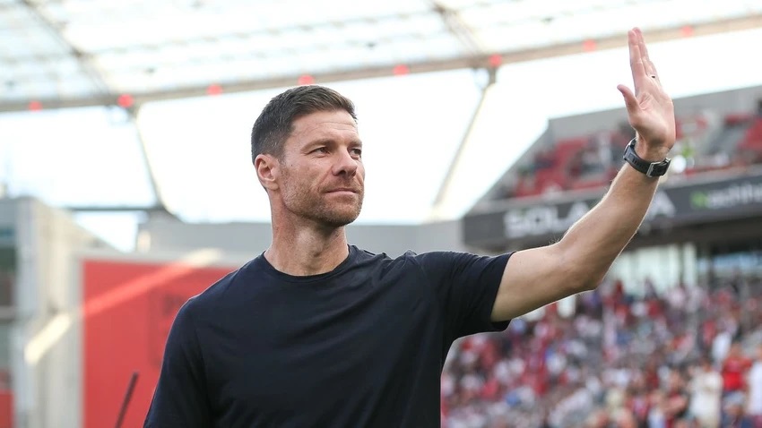 HLV Xabi Alonso đã có một mùa giải thành công khi dẫn dắt Bayer Leverkusen. (ẢNH: GETTY)