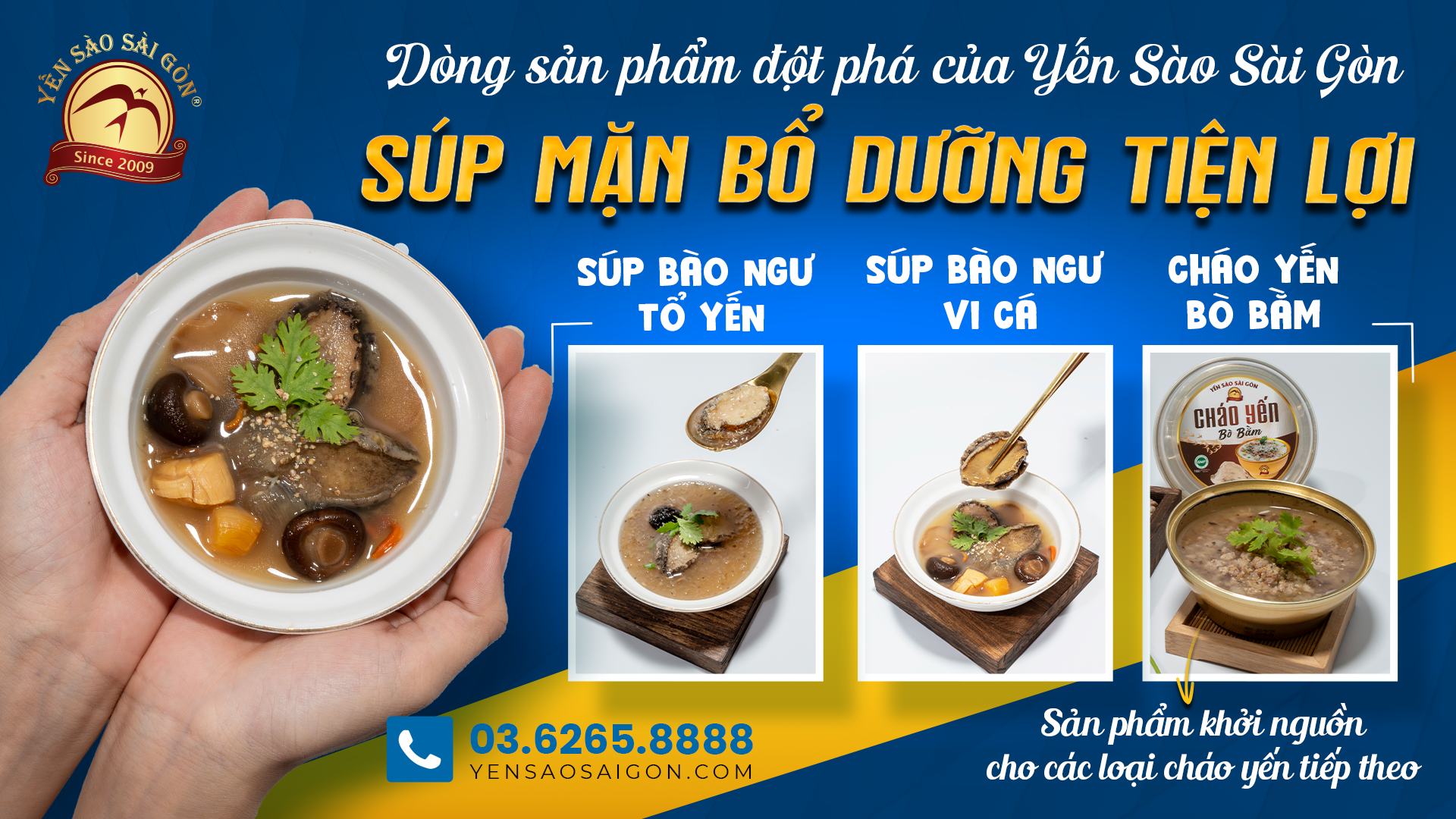 Yến Sào Sài Gòn ra mắt Súp Tổ Yến Bào Ngư Vi Cá hoàn toàn mới và lần đầu tiên có mặt trên thị trường- Ảnh 1.