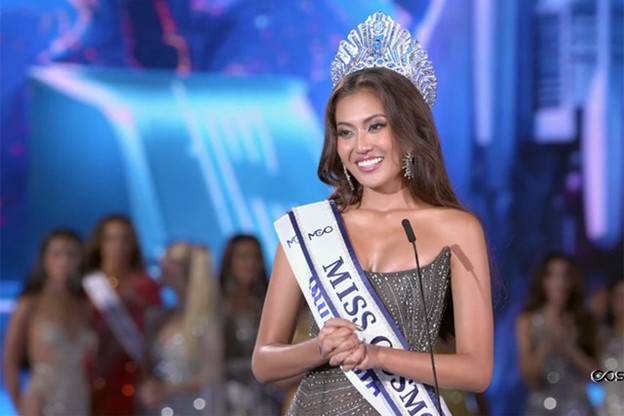 Nhan sắc người đẹp Indonesia đăng quang Miss Cosmo 2024- Ảnh 6.