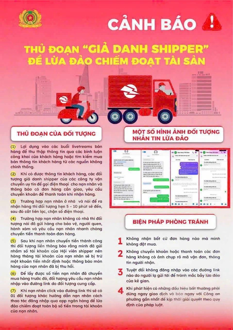 Kích vào đường link lạ do shipper gửi, người phụ nữ mất gần 100 triệu đồng- Ảnh 1.