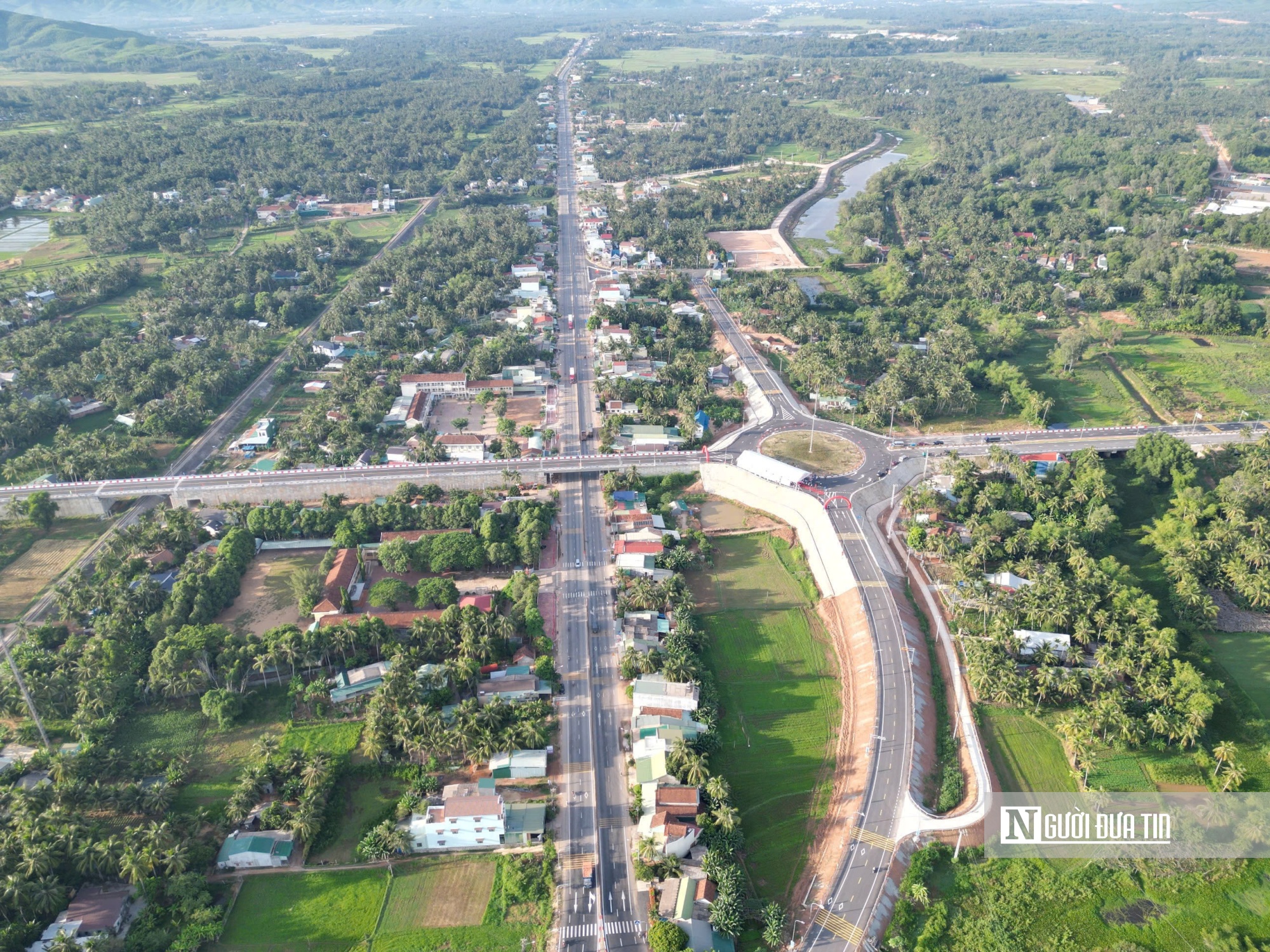 Dự án đường kết nối đường ven biển ĐT.639 trên địa bàn thị xã Hoài Nhơn đưa vào sử dụng tháng 8/2024, mở không gian phát triển cho thị xã Hoài Nhơn.