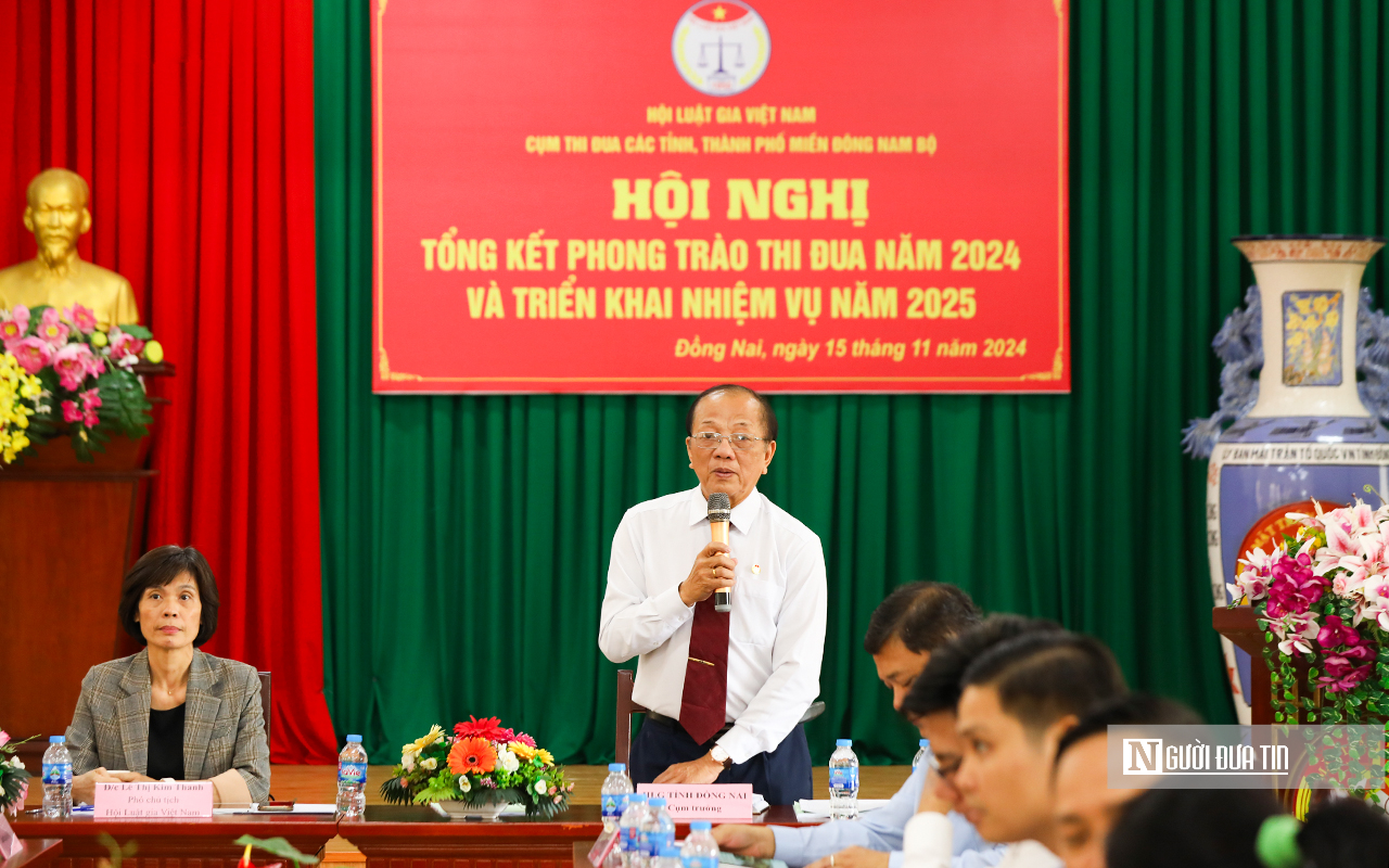 Cụm Hội Luật gia khu vực Đông Nam bộ tổng kết công tác phong trào thi đua năm 2024- Ảnh 1.