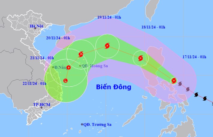 Man-yi, 1 trong 5 siêu bão mạnh nhất hành tinh năm 2024, khả năng vào Biển Đông trong đêm nay- Ảnh 1.