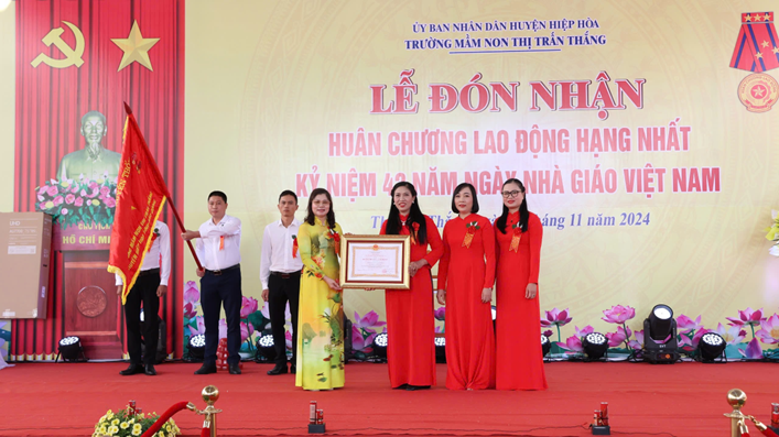 Trường mầm non Thị Trấn Thắng (Huyện Hiệp Hòa – tỉnh Bắc Giang): Nơi ươm mầm những búp măng non- Ảnh 3.