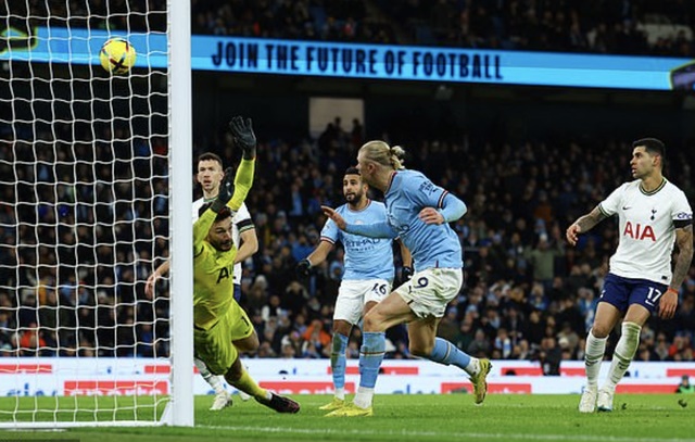 Man City thua thảm 0-4 khi tiếp đón Tottenham trên sân nhà Etihad. (Ảnh: Reuters)