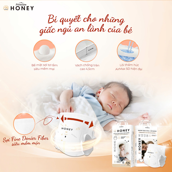 Tã bỉm Honey Premium đột phá với đai quần công nghệ Denier 1.0D- Ảnh 2.