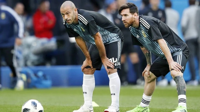 Messi và Mascherano từng là đồng đội của nhau. (Ảnh: GETTY)