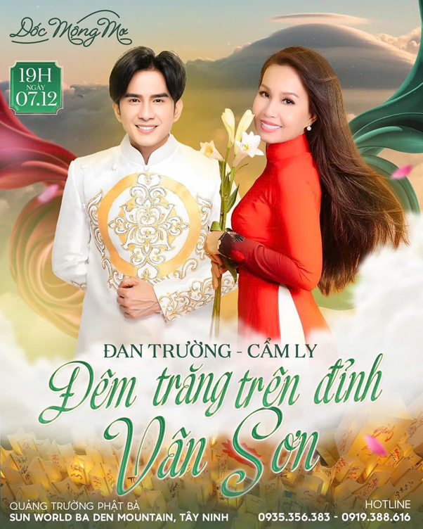 Chờ đón show diễn của Đan Trường và Cẩm Ly tại núi Bà Đen vào ngày 07/12- Ảnh 1.