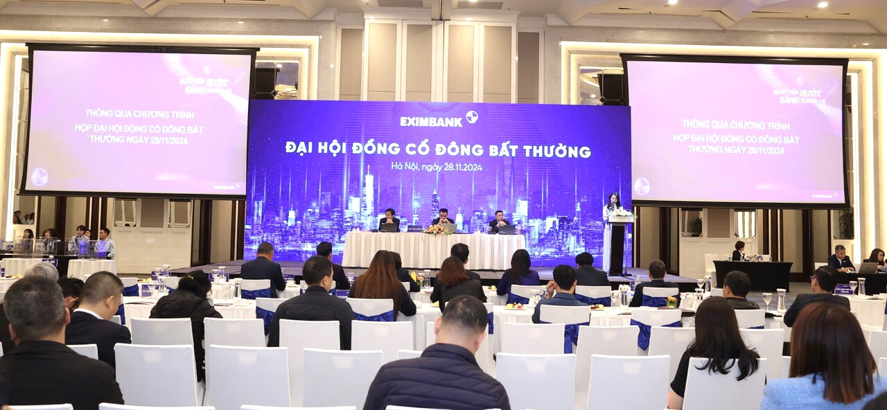 Eximbank tổ chức thành công Đại hội đồng cổ đông bất thường năm 2024- Ảnh 1.