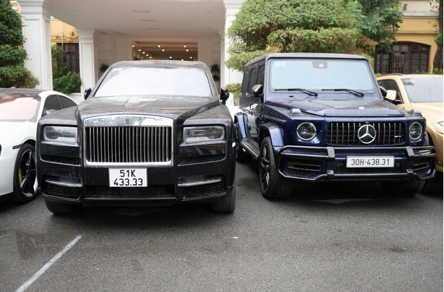 Cận cảnh dàn siêu xe Rolls-Royce, Lamborghini, Mercedes AMG G63 của Mr Pips bị công an thu giữ- Ảnh 1. Cận cảnh dàn siêu xe Rolls-Royce, Lamborghini, Mercedes AMG G63 của Mr Pips bị công an thu giữ- Ảnh 1.