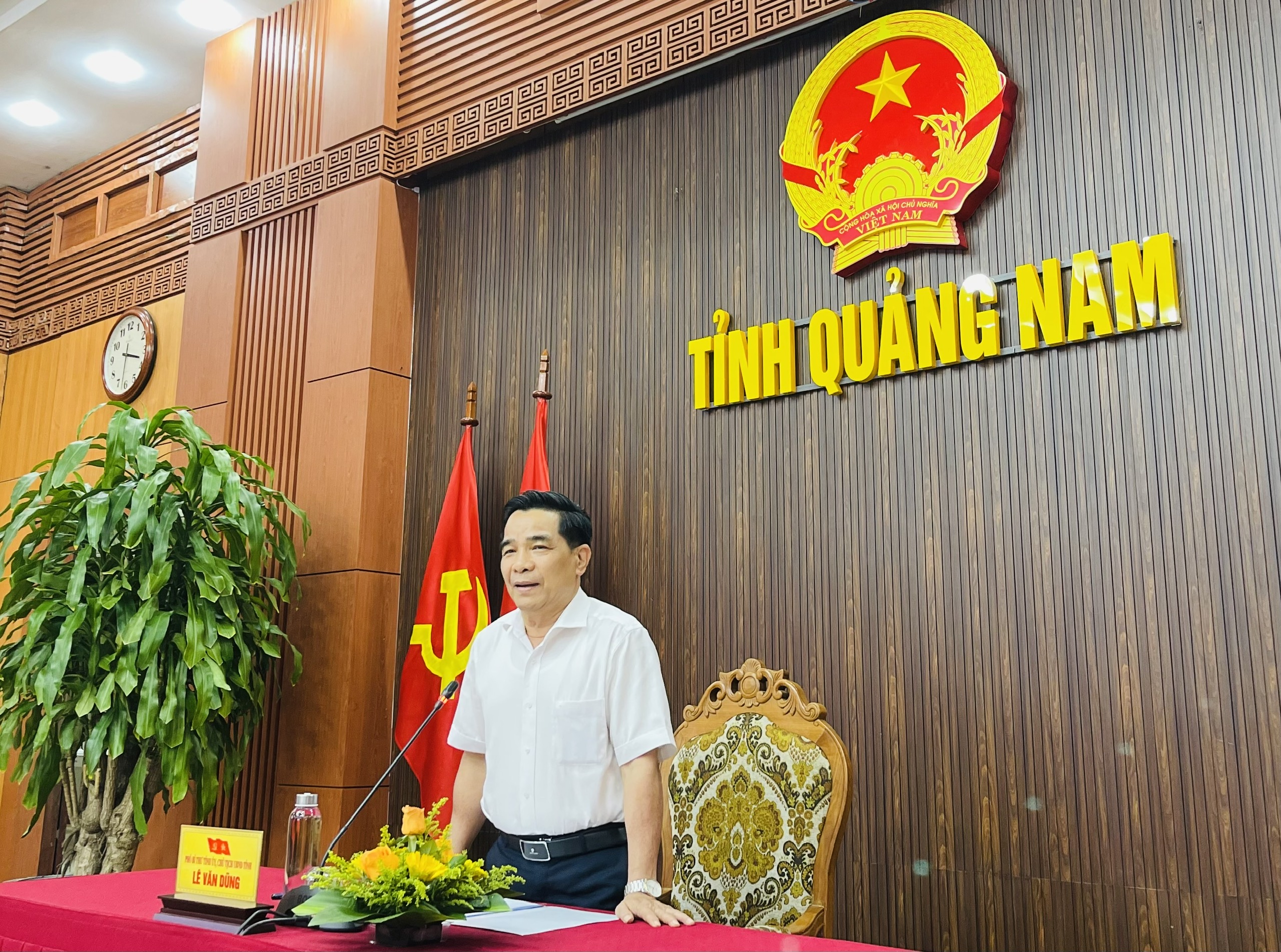 Ông Lê Văn Dũng, Chủ tịch UBND tỉnh Quảng Nam.