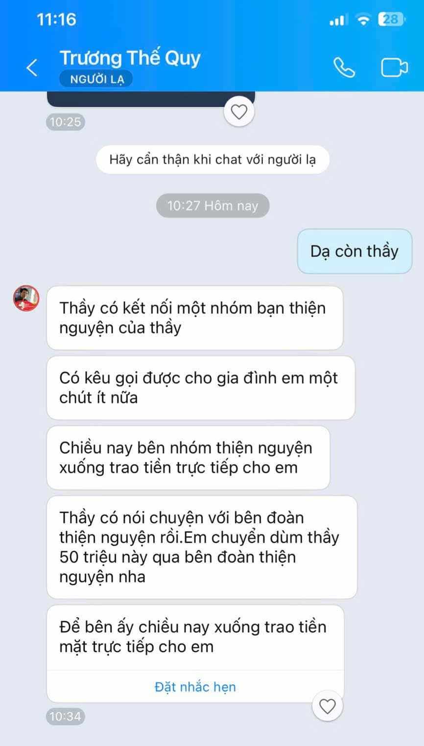 Phẫn nộ kẻ mạo danh thầy giáo định lừa tiền nữ sinh nghèo vừa mất mẹ ở Huế- Ảnh 5.