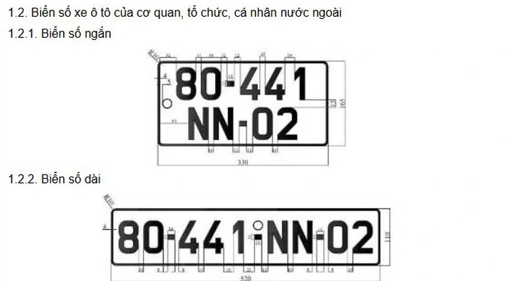 Quy định về quy chuẩn biển số xe áp dụng từ tháng 1/2025, ai cũng nên biết- Ảnh 3.