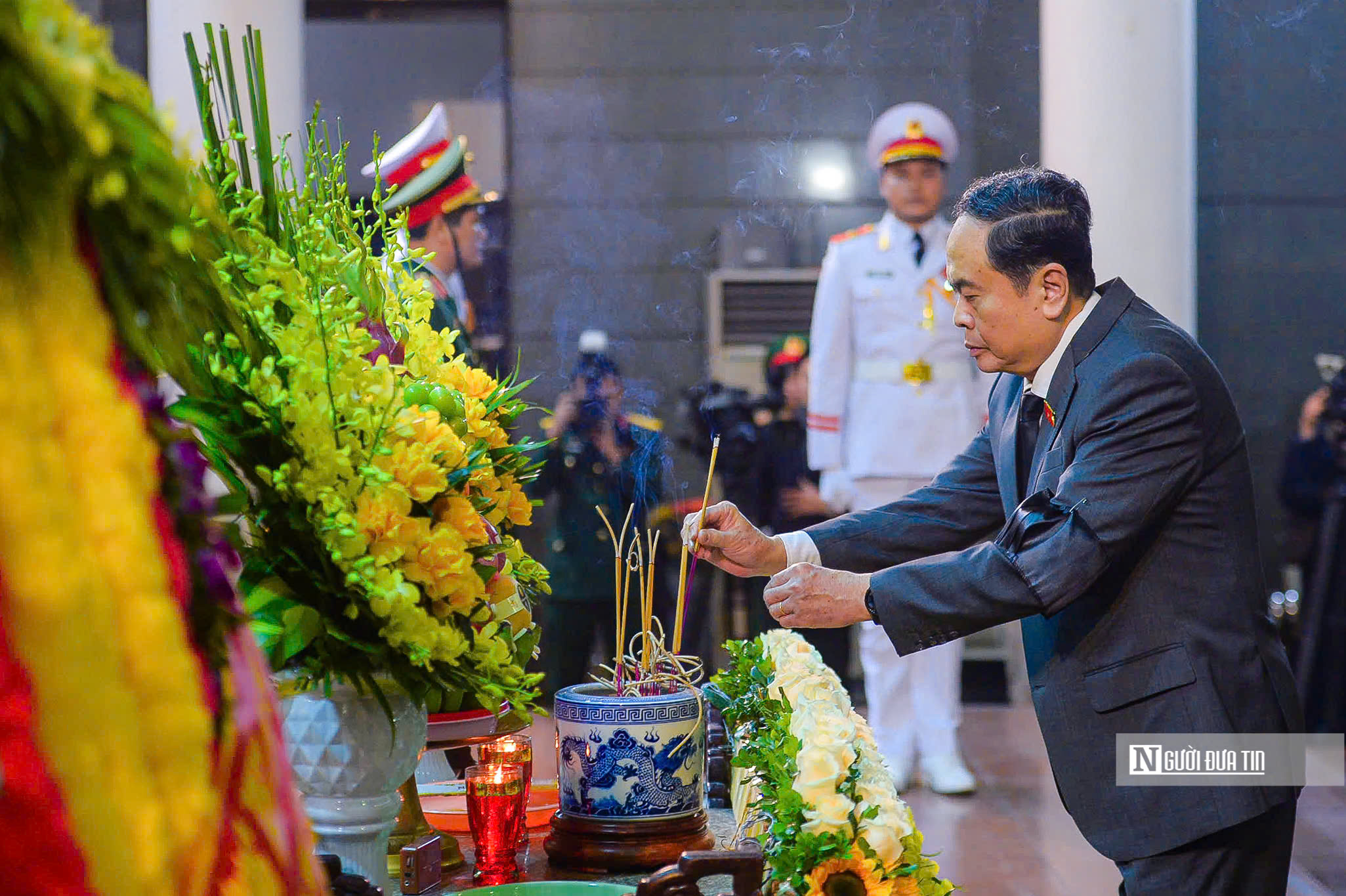 Cử hành trọng thể lễ tang Đại tướng Nguyễn Quyết- Ảnh 9. Cử hành trọng thể lễ tang Đại tướng Nguyễn Quyết- Ảnh 9.