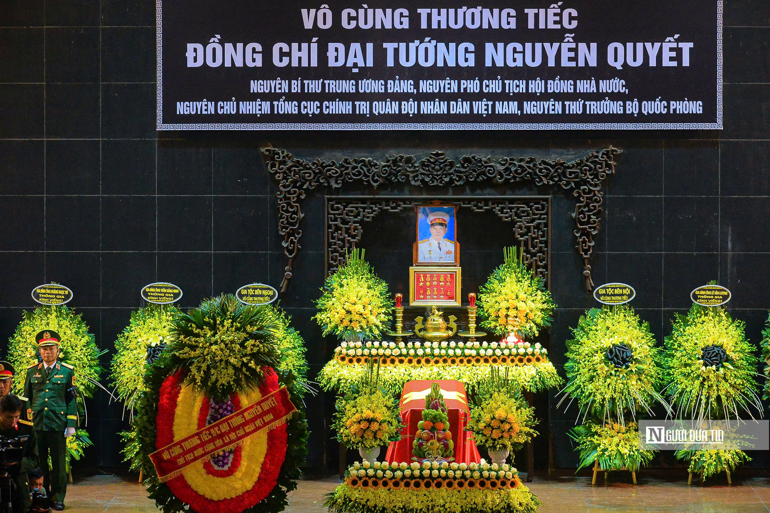 Cử hành trọng thể lễ tang Đại tướng Nguyễn Quyết- Ảnh 1. Cử hành trọng thể lễ tang Đại tướng Nguyễn Quyết- Ảnh 1.