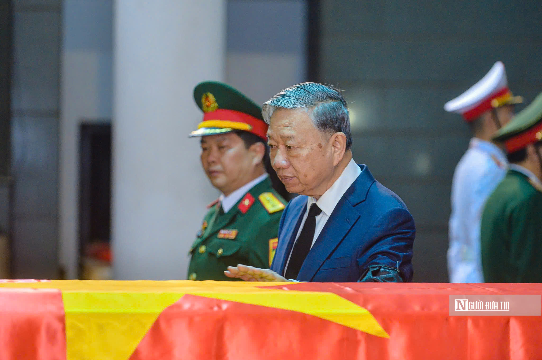 Cử hành trọng thể lễ tang Đại tướng Nguyễn Quyết- Ảnh 4. Cử hành trọng thể lễ tang Đại tướng Nguyễn Quyết- Ảnh 4.