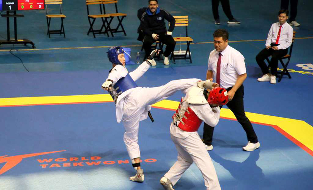 Chính thức khởi tranh giải Taekwondo Cảnh sát châu Á tại Quảng Ninh- Ảnh 1. Chính thức khởi tranh giải Taekwondo Cảnh sát châu Á tại Quảng Ninh- Ảnh 1.