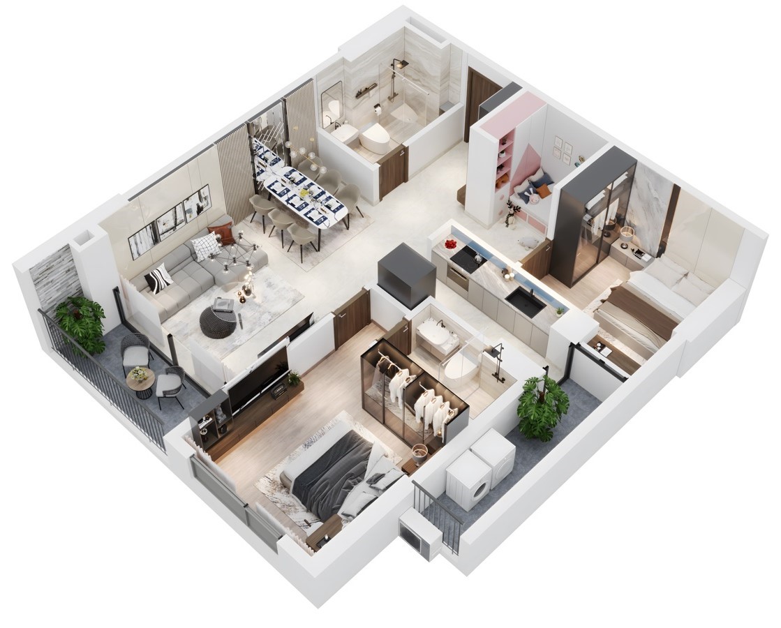 Hanoi Melody Residences ra mắt căn hộ 2PN+1, thêm đặc quyền ưu đãi cho khách hàng- Ảnh 2. Hanoi Melody Residences ra mắt căn hộ 2PN+1, thêm đặc quyền ưu đãi cho khách hàng- Ảnh 2.