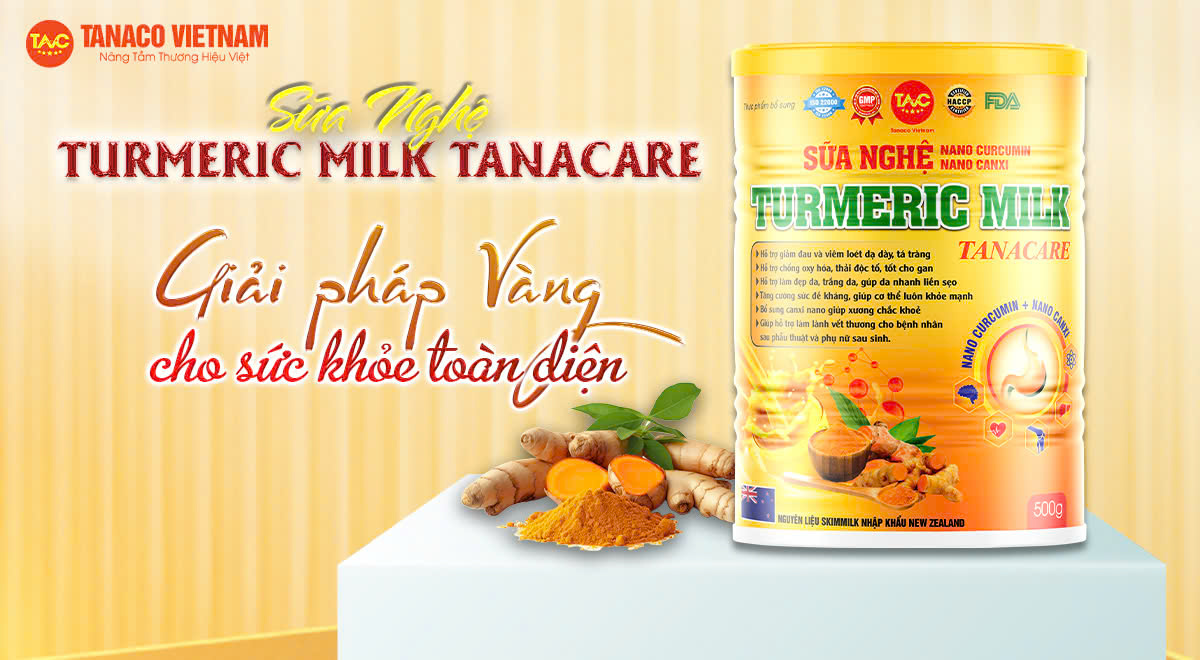 Sữa nghệ Turmeric Milk Tanacare: Giải pháp vàng cho sức khỏe toàn diện- Ảnh 1.