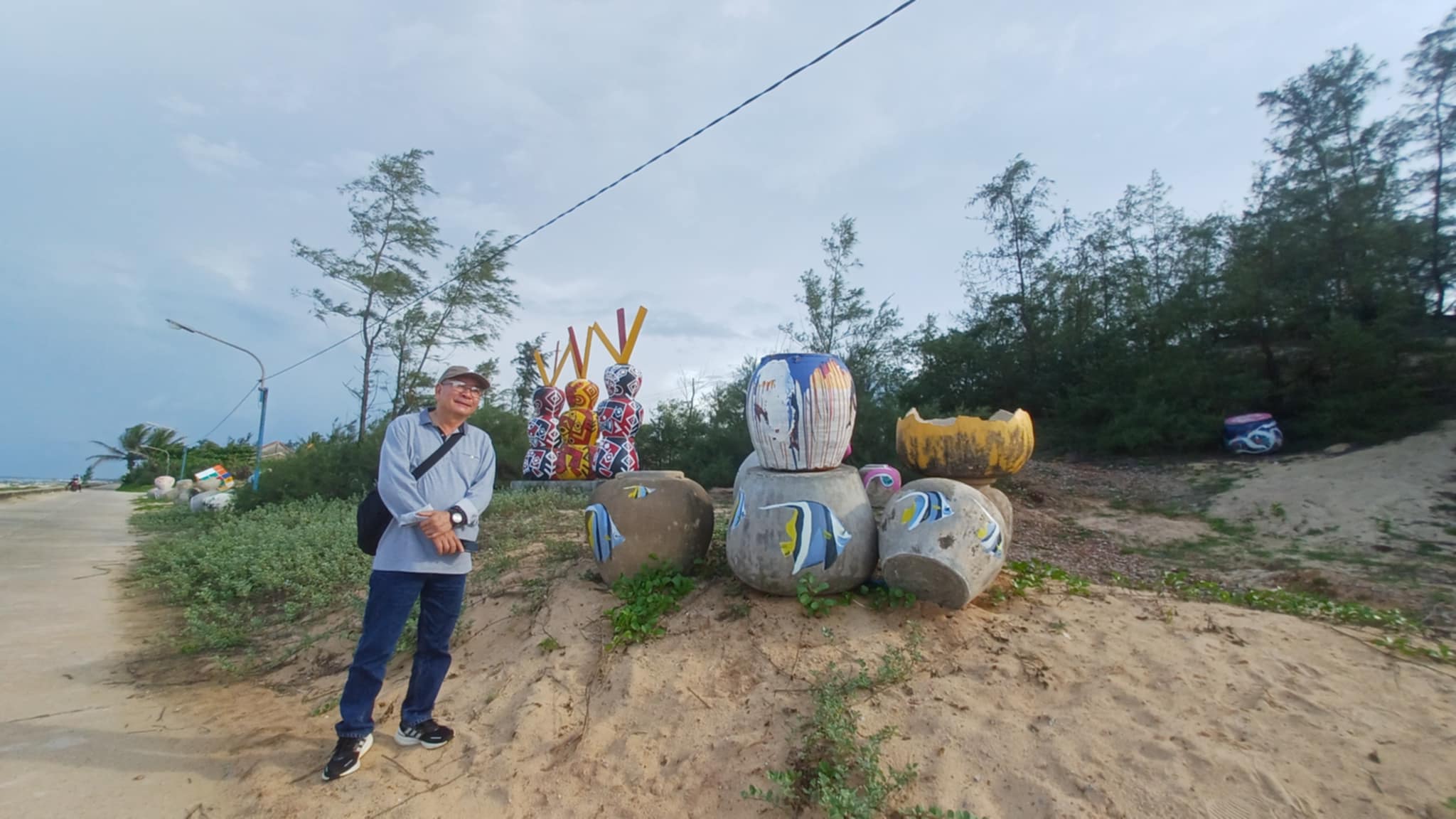 Về làng bích họa Tam Thanh- Ảnh 1.