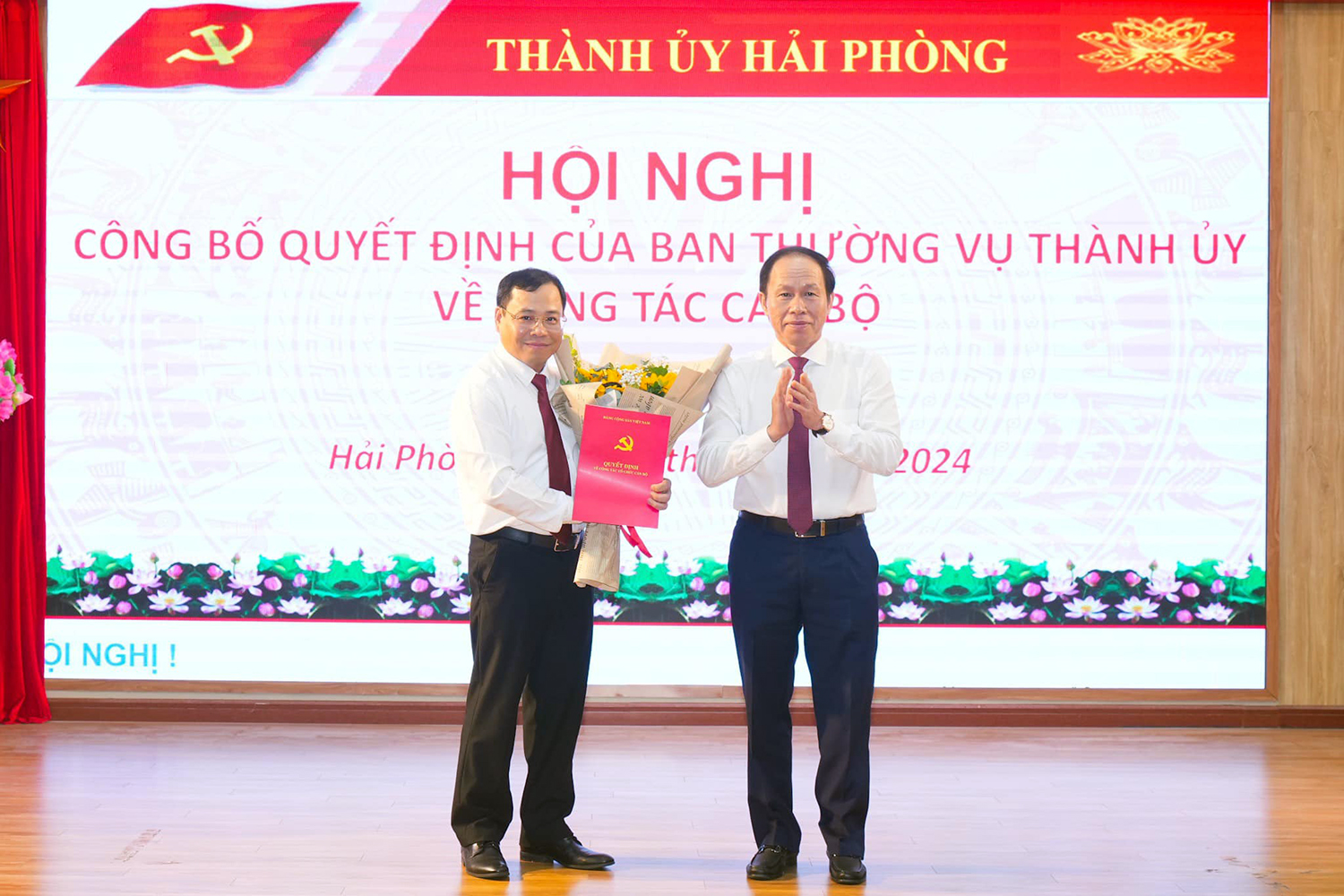 Hải Phòng: Huyện Thủy Nguyên có tân Bí thư- Ảnh 1.