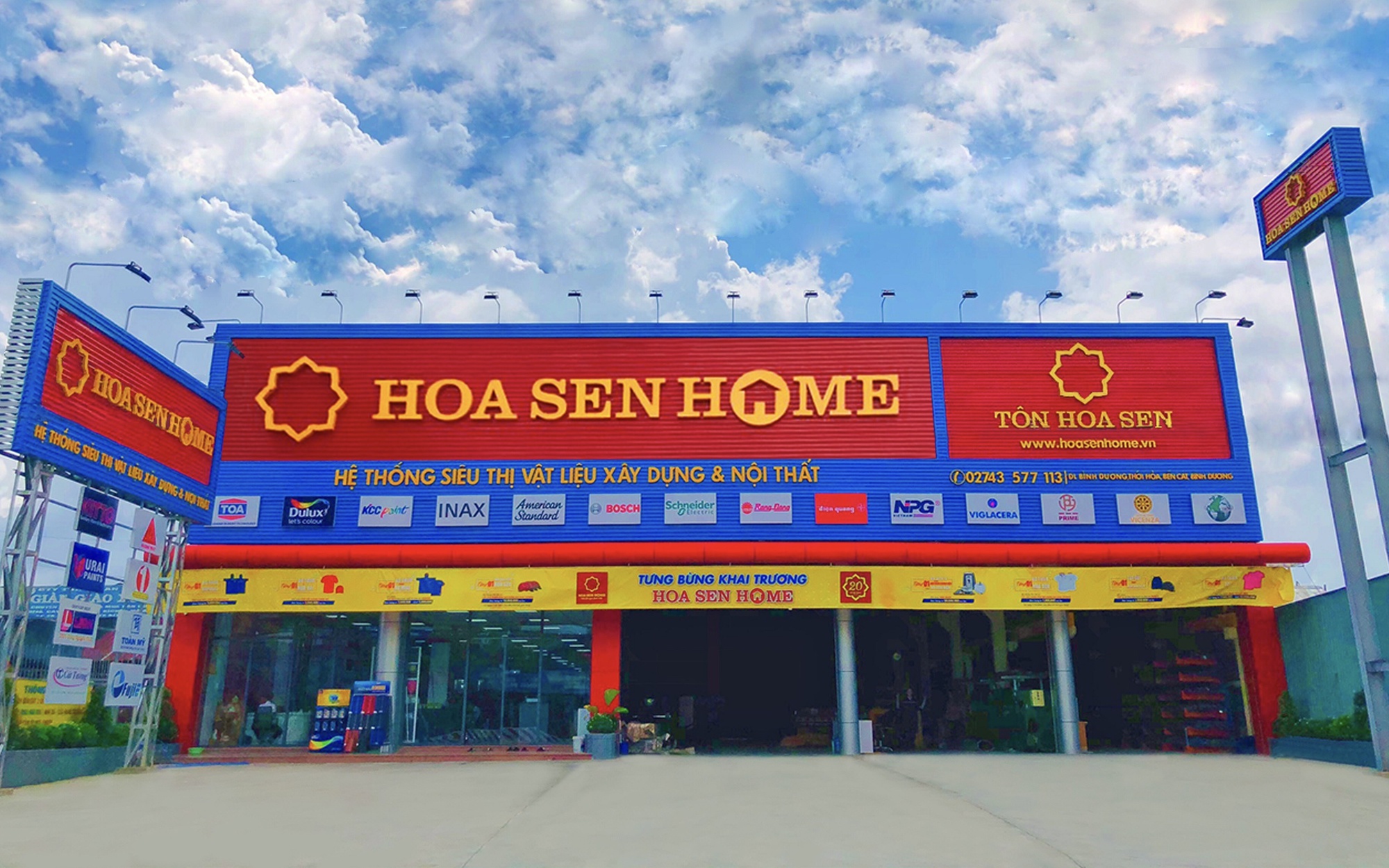 Tập đoàn Hoa Sen lãi gấp 19 lần, hàng tồn kho chiếm một nửa tài sản