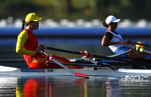 Phạm Thị Huệ là VĐV duy nhất của đoàn thể thao Việt Nam thi đấu môn rowing ở Olympic Paris 2024.