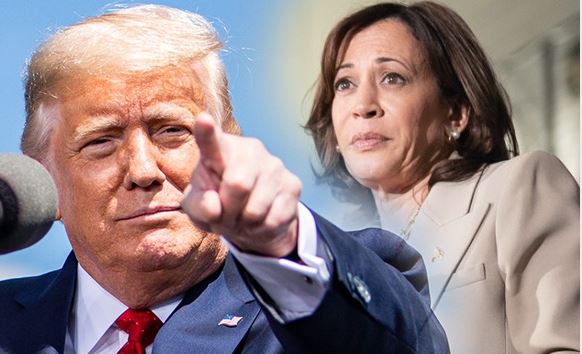 Ông Trump chi đậm để đối đầu với bà Harris ở các bang chiến trường- Ảnh 1.